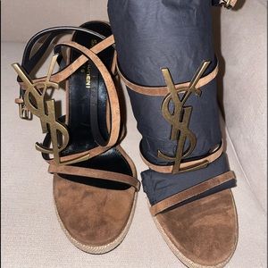 Cassandra YSL wedge